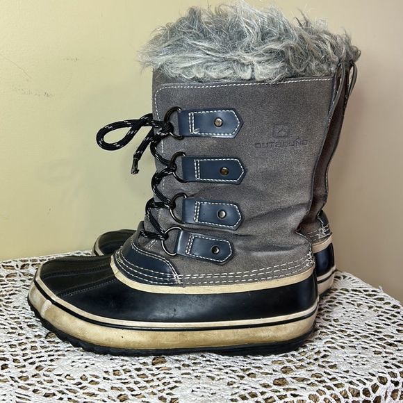 Outbound winter boots women’s Water resistant rain boots size 7 Thinsulate - Picture 3 of 6